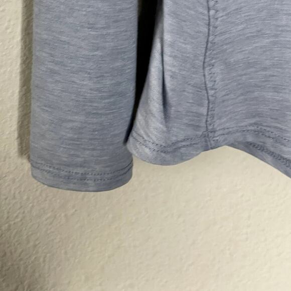 ATHLETA CRISS CROSS OPEN BACK FLEXLITE TOP SIZE M LIGHT BLUE - Picture 4 of 7